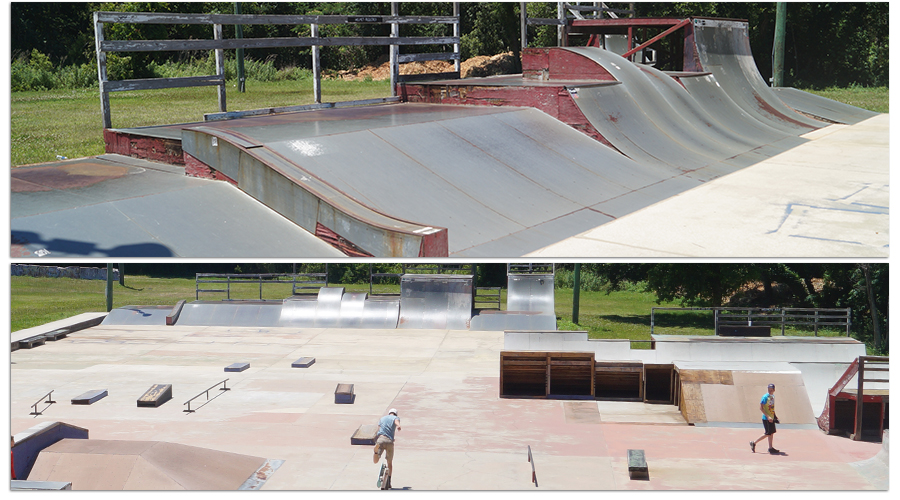 street area of the kona skate park