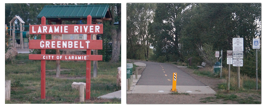 laramie river greenbelt park and trail