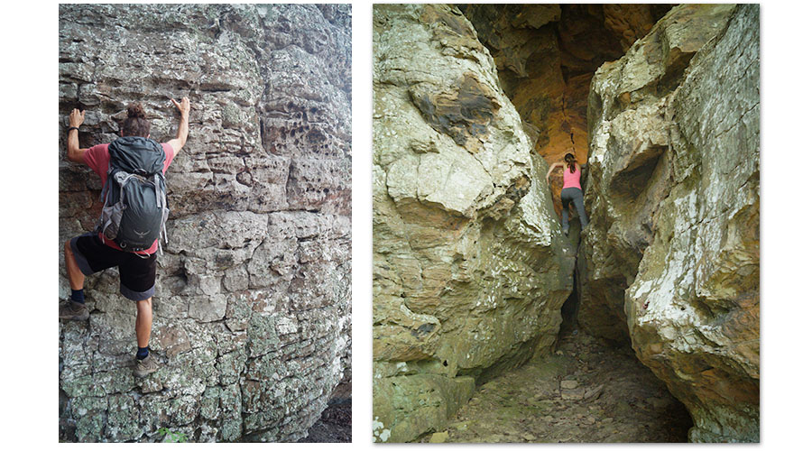 getting some rock climbing in at pedestal rocks