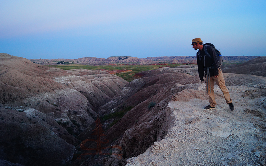 off the beaten path hiking at badlands national park