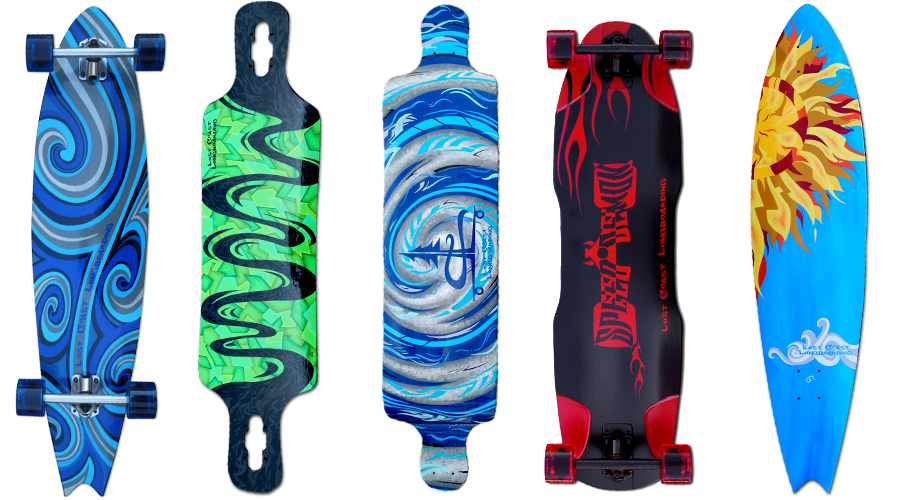 31In Kids Longboard Skateboard 7 Layers Pro Complete Carving Mini Blue01 -  eBay