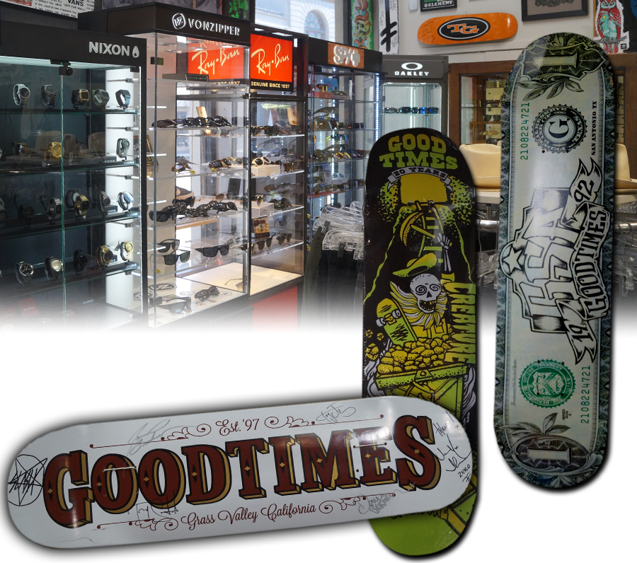 goodtimes skate shop brand boards