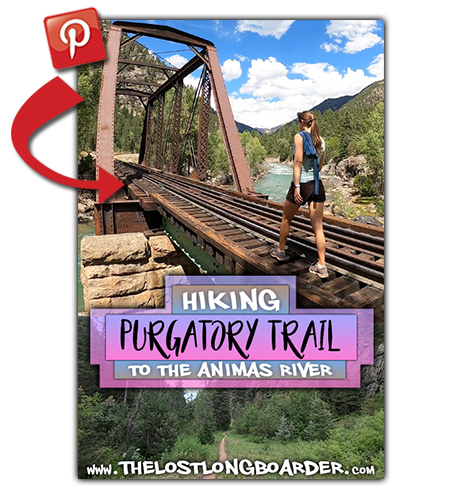 save this hiking purgatory trail article to pinterest
