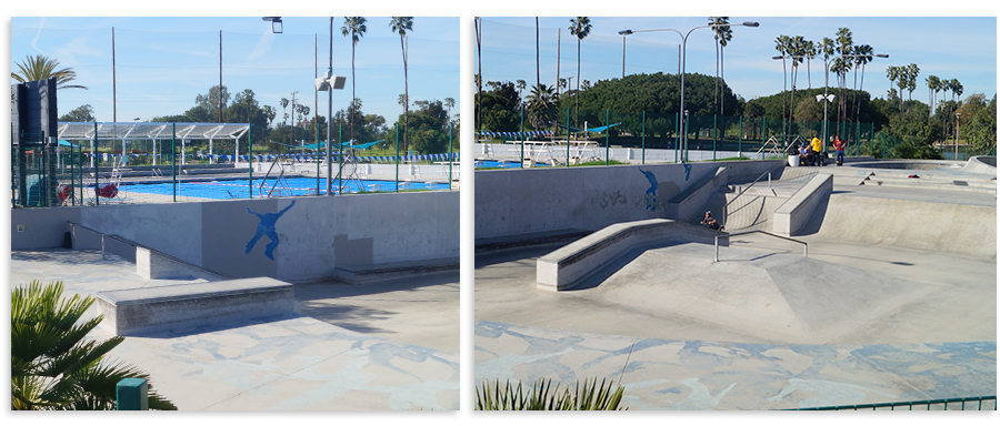 Alondra Skatepark obstacles