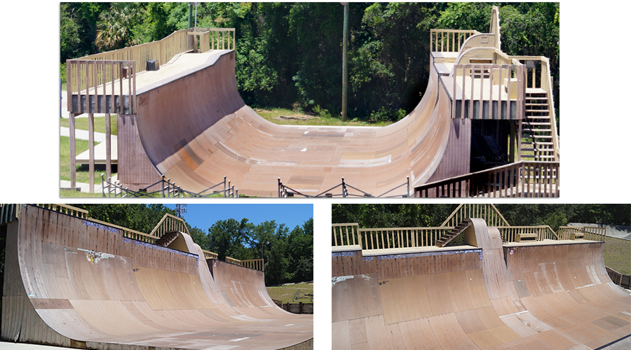 huge half pipe 