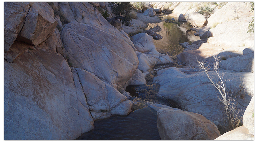 water linking the romero pools