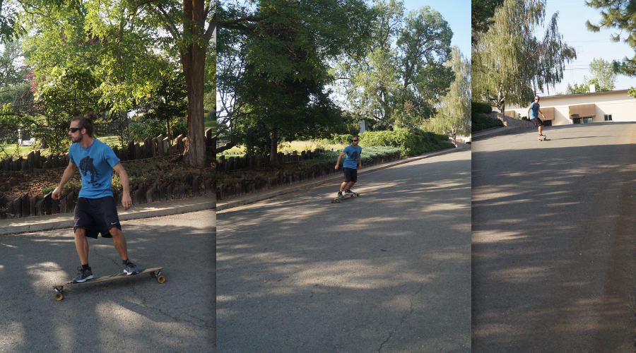 longboarding the neighborhoods in yreka