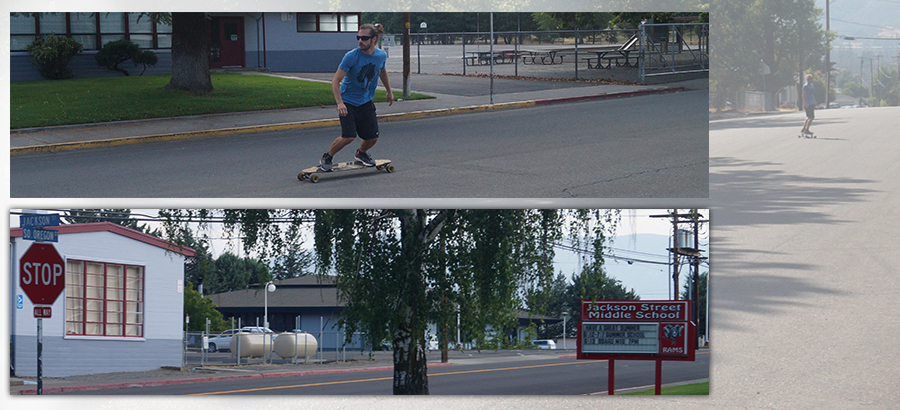 skating through yreka neighborhoods