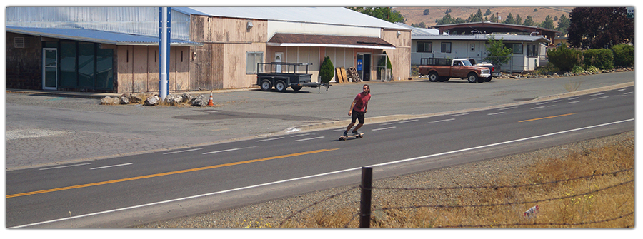 longboarding the mellow hill on foothill drive