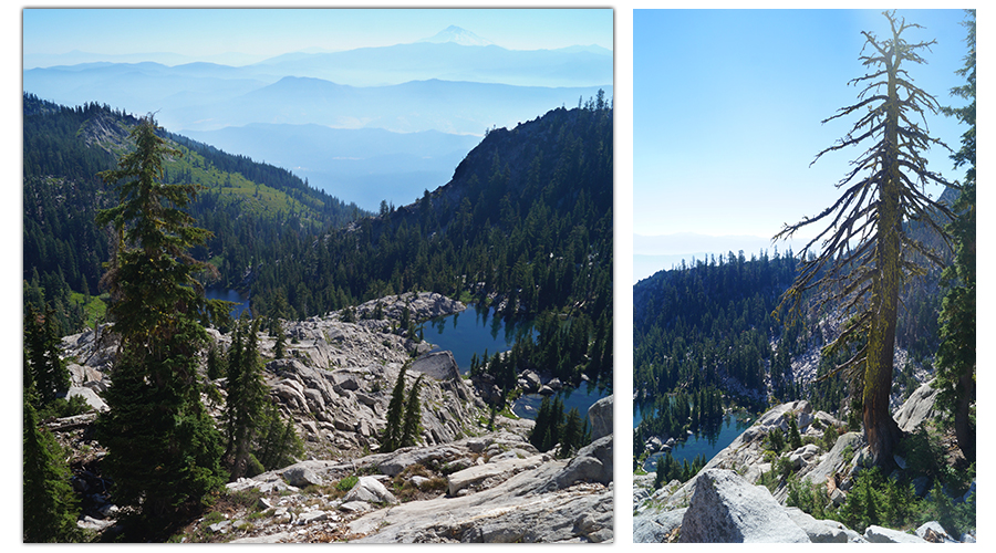 looking back below at paynes and albert lakes