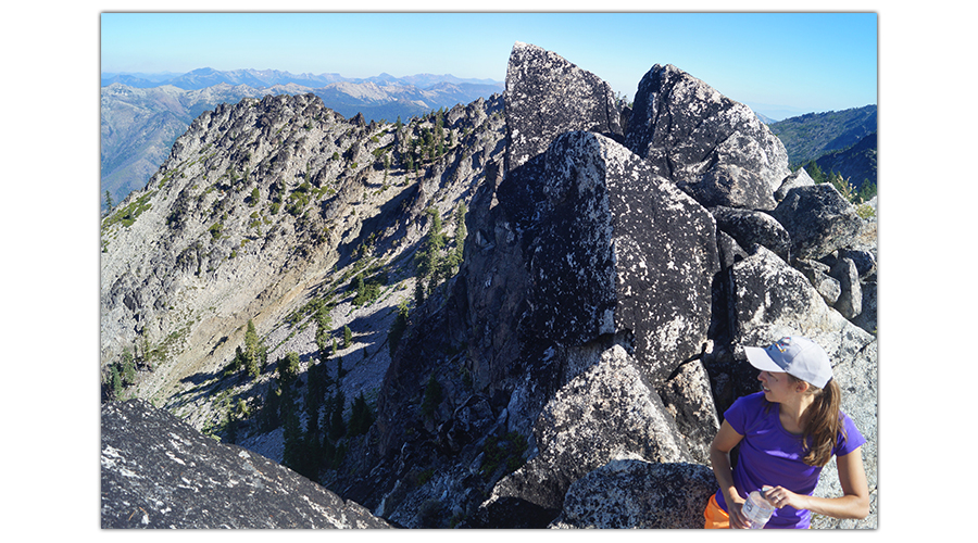 we made it to sawtooth ridge