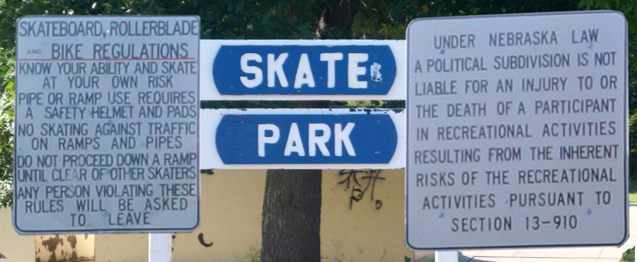 north platte skate park rules