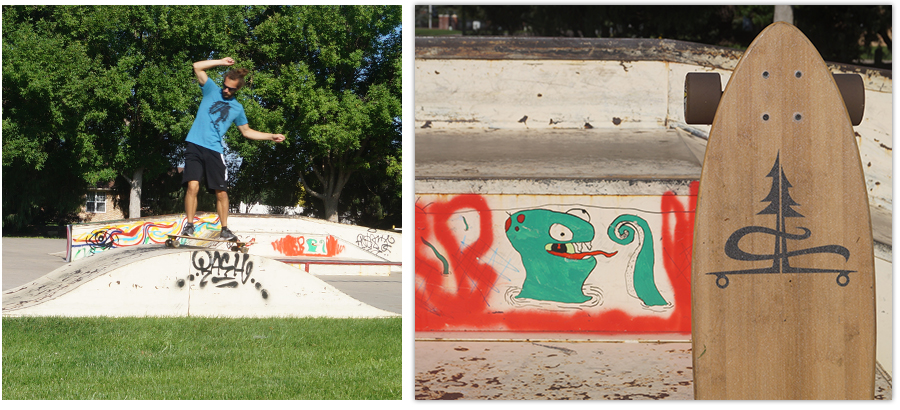 longboarding at north platte skate park