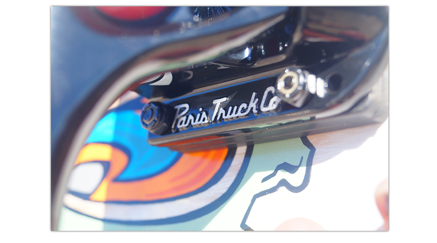 up close of the paris truck co logo
