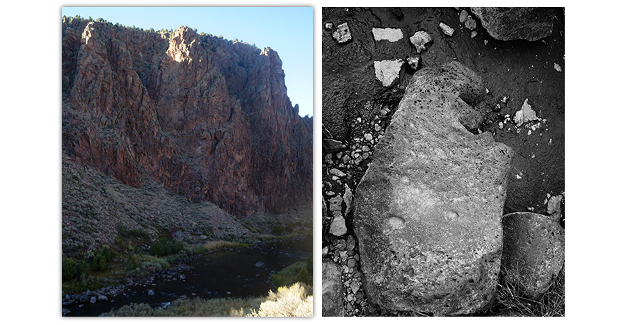 views of the rio grande gorge from within