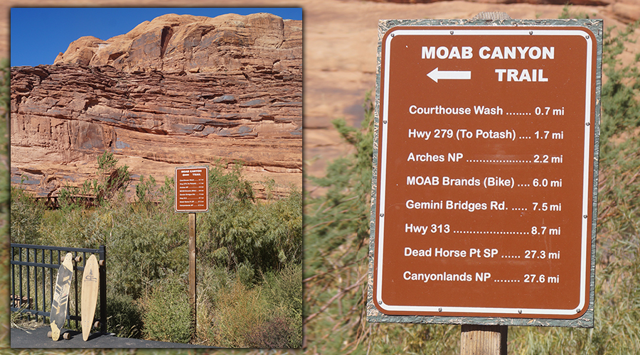 longboarding moab canyon trail