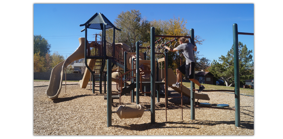 playground we passed while longboarding coal creek trail