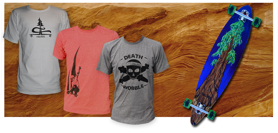 lost coast longboarding hand crafted longboards and t-shirts