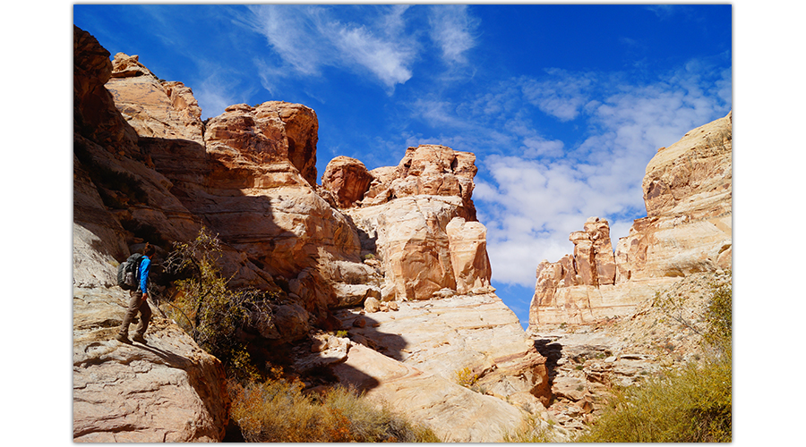 beautiful canyon view on ding and dang canyons trail