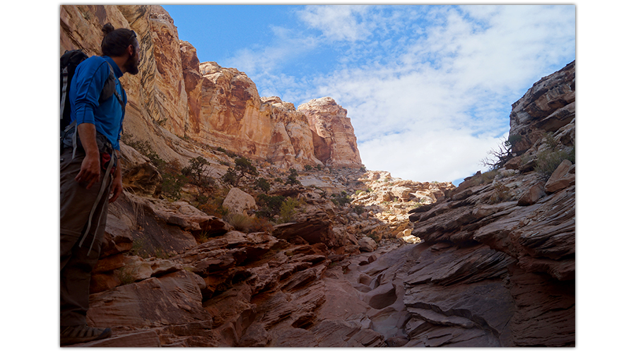 rocks and obstacles on ding and dang canyons trail