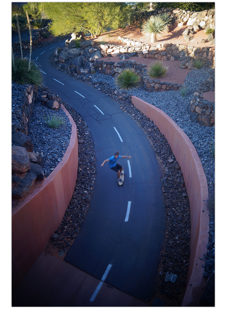 steep curve on snow canyon trail