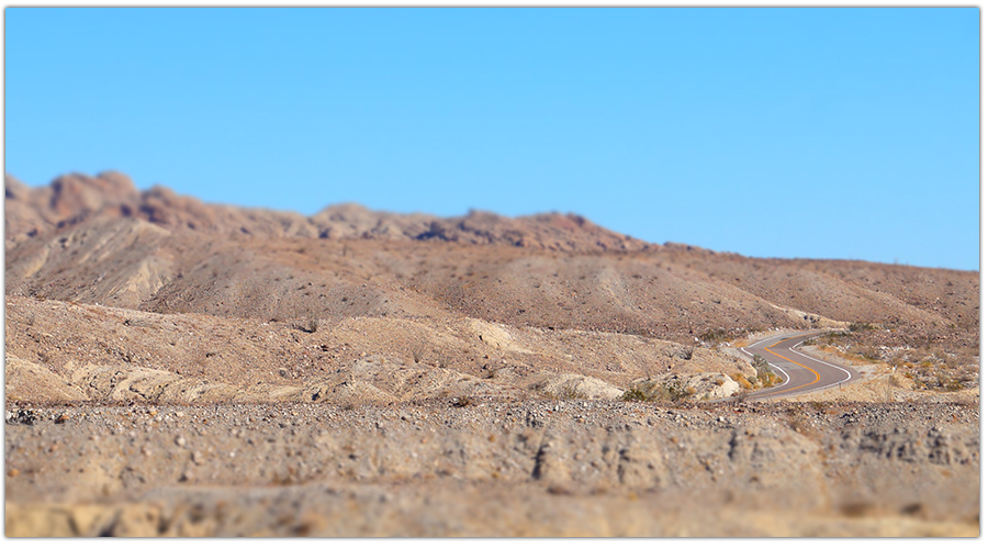 curvy hill by arroyo salado campground