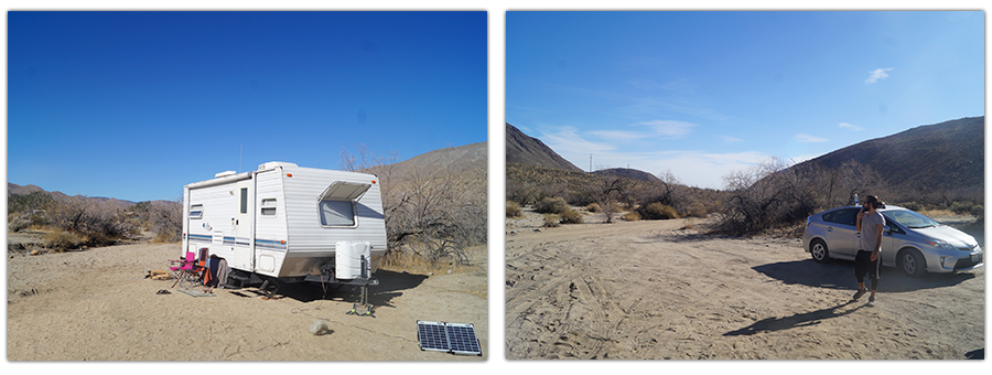 Anza Borrego camping Yaqui Wells