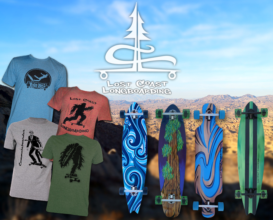 Lost Coast Longboarding product lineup