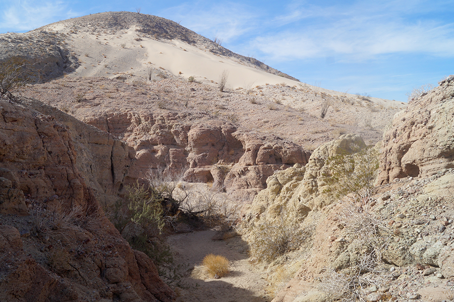 Blow Sand Canyon canyon and sand dune