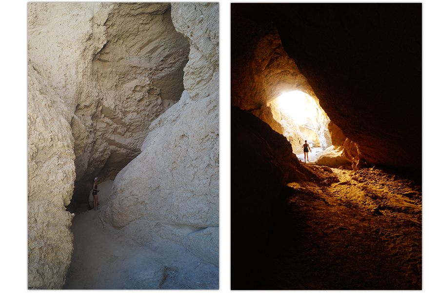 Cool mud caves hike