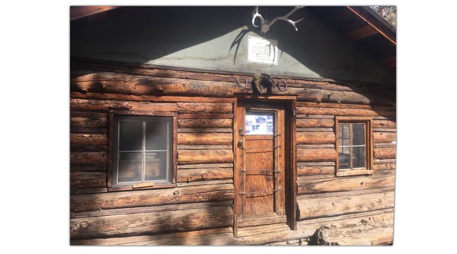 Cabin front door