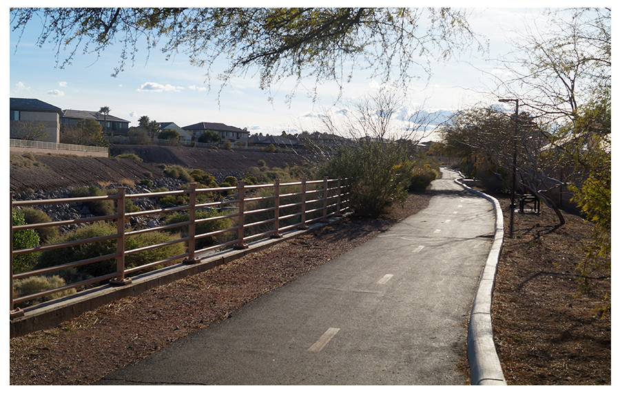 Paved longboard trail