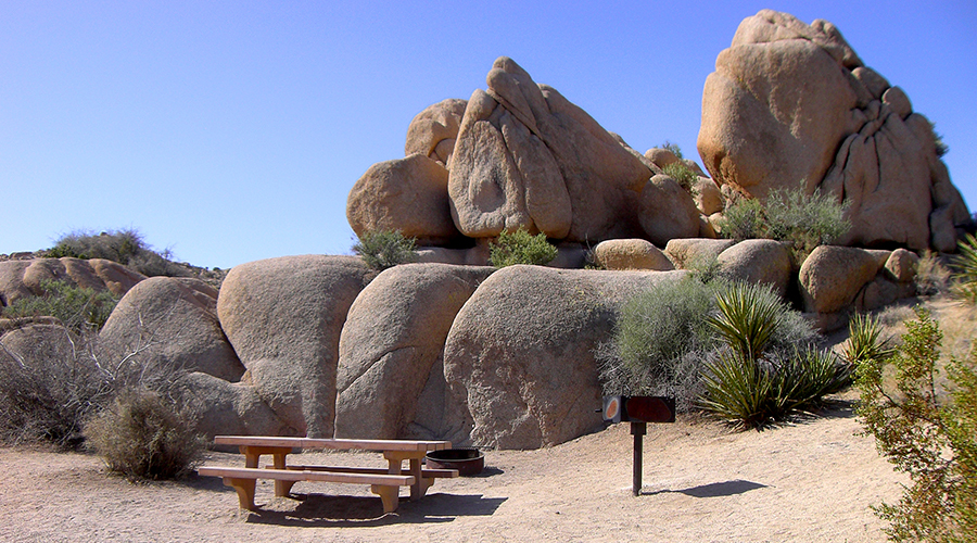 jumbo rocks campground campsite