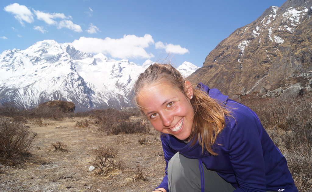 Katie in the Mountains