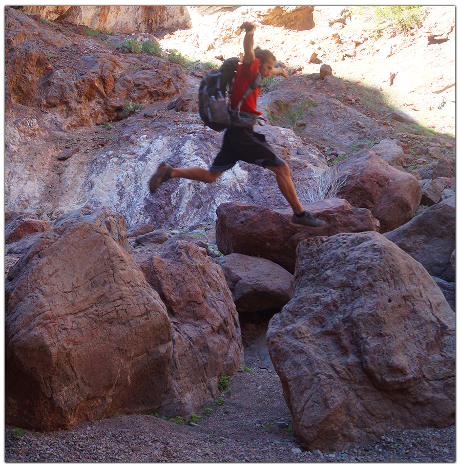 boulders on the way to gold strike hot springs