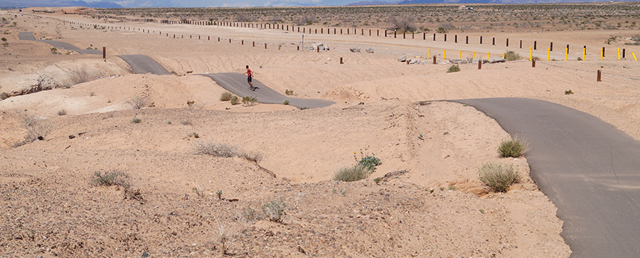 wetlands loop pump track like area