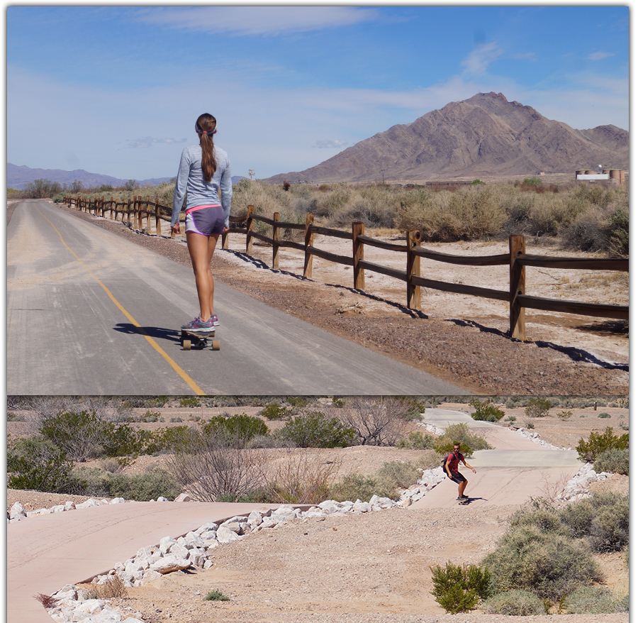 longboarding wetlands loop in las vegas