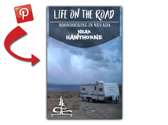 Boondocking near Hawthorne, Nevada - The Lost Longboarder