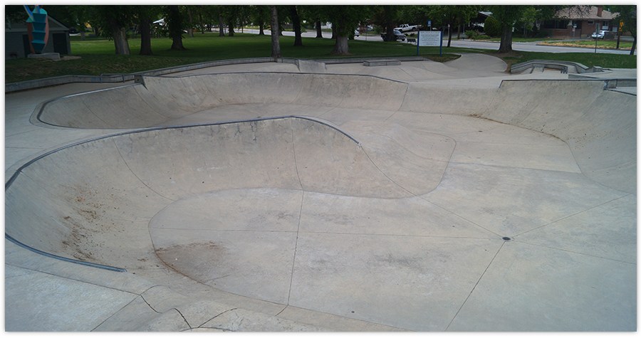 Bowl 1 Jordan Skatepark Salt Lake City