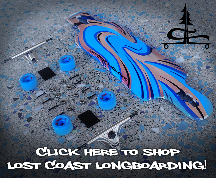 unique hand painted lost coast longboarding freestyle longboard