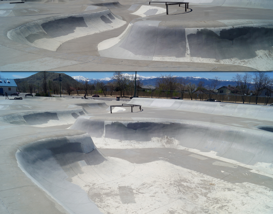 Snake Bowl in Reno skate park