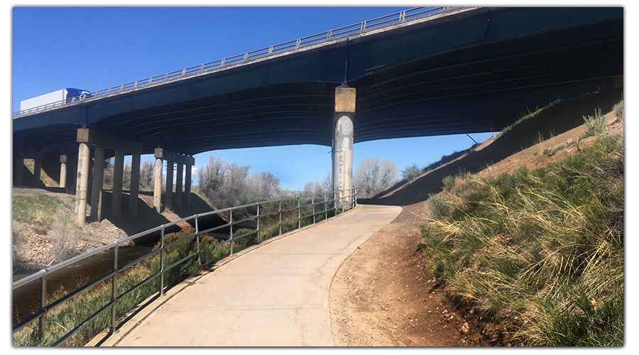 Interstate bridge at bear river state park