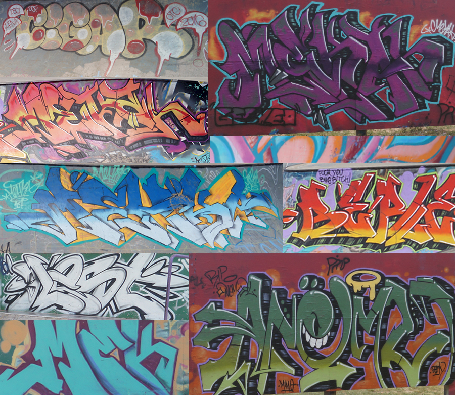 Awesome graffiti at the Cheyenne Skatepark