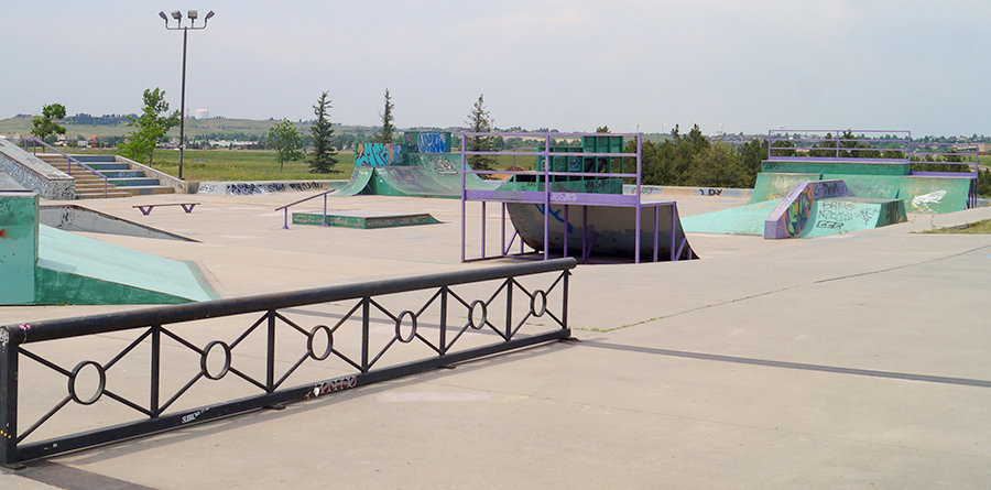 Cheyenne Skatepark obstacles