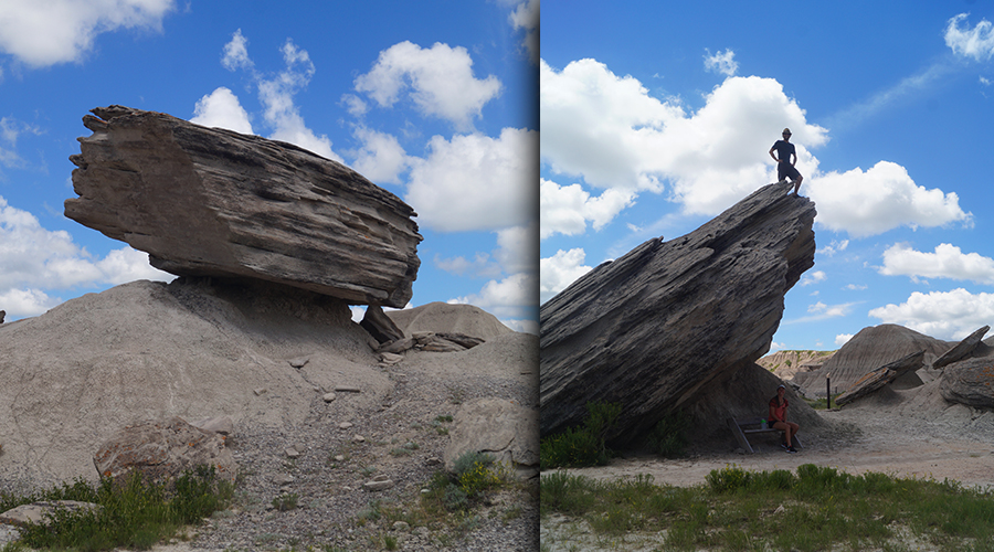 cool rock formations at toadstool