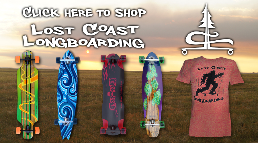 lost coast longboarding hand painted longboards