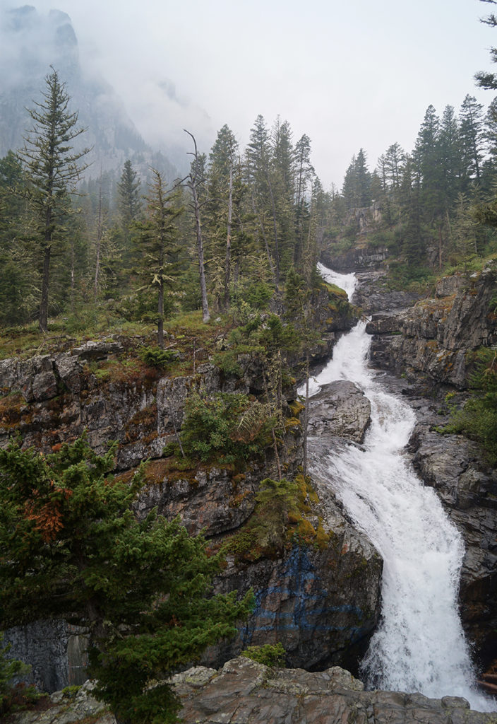 gorgeous big timber creek falls