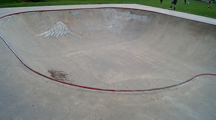 bowl at the bozeman skatepark