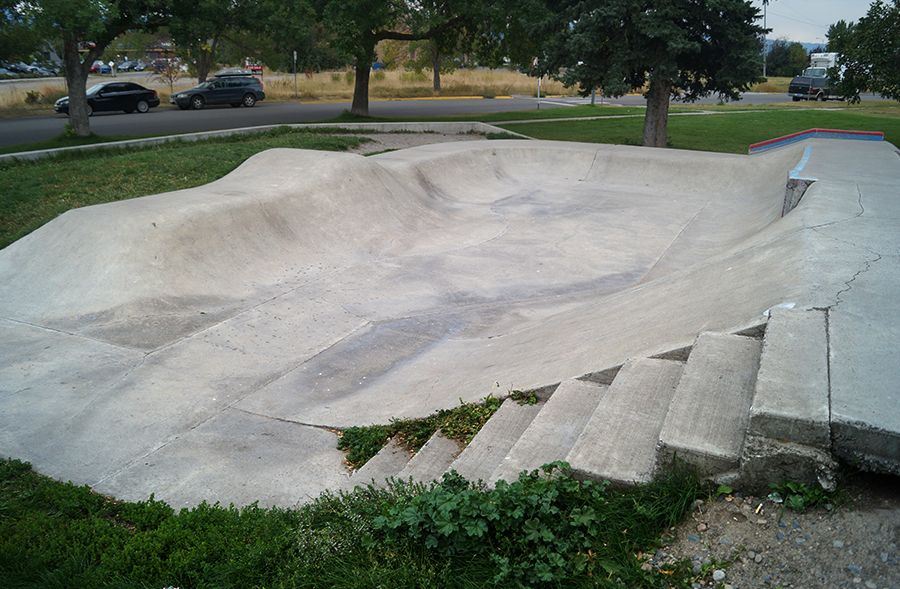 other half of the bozeman skatepark layout