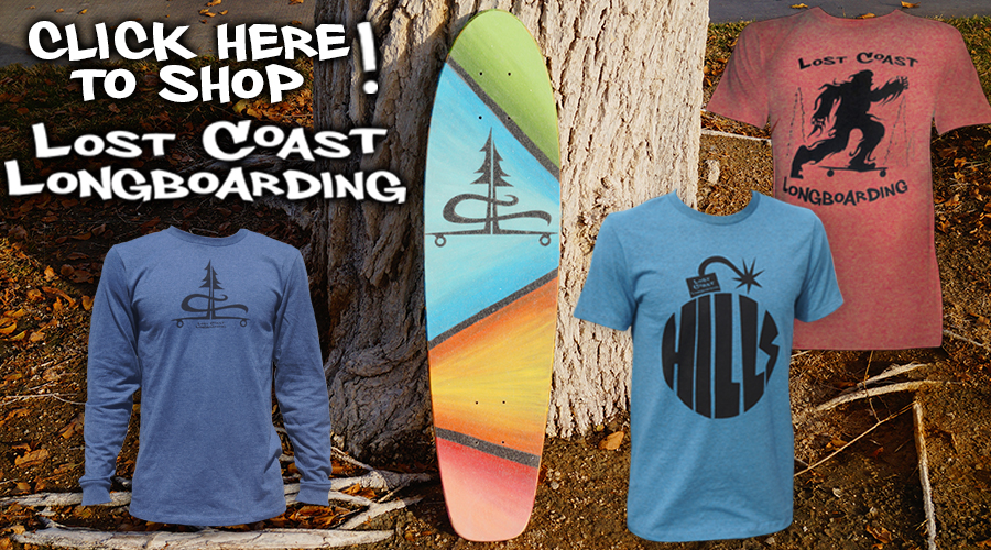 lost coast longboarding hand painted longboards and t shirts